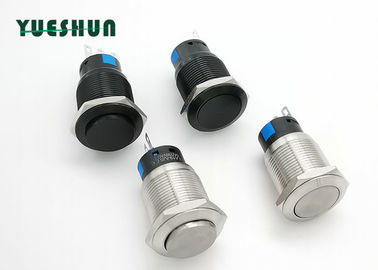 Chiny Przełącznik przyciskowy oksydowanego aluminium 19mm Otwór montażowy 5A 250V AC fabryka