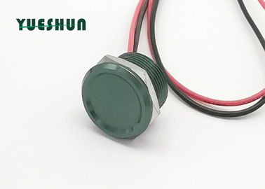 Chiny Przełącznik piezoelektryczny w kolorze zielonym, aluminiowy przełącznik wciskany fabryka