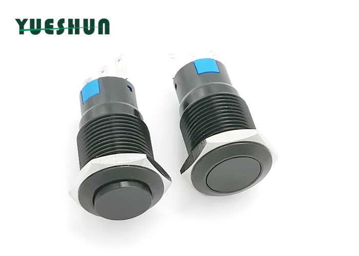 16MM Mounting Hole Metal Push Button Switch 5 Pin With CE RoHS Certication